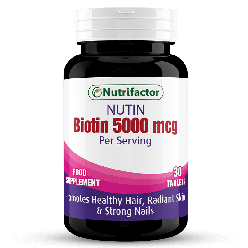 Nutrifactor Nutin Biotin 5000Mcg 30 Tablets Side Effects Buy Online