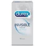 DUREX CONDOM INVIVIBLE 12S