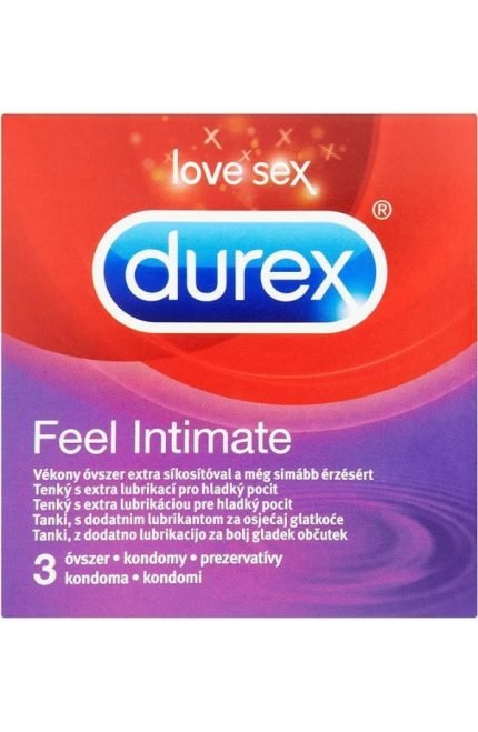 DUREX INTIMATE FEEL CONDOM 3S