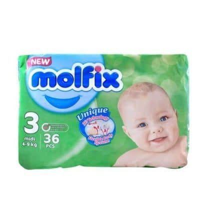MOLFIX PAMPER MINI NO 3 36PCS