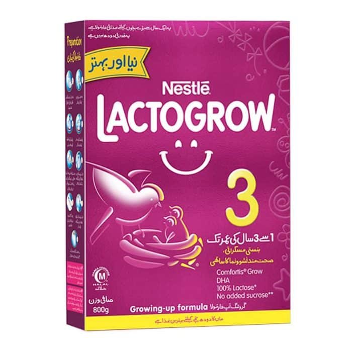 NESTLE LACTOGROW 3 800GM