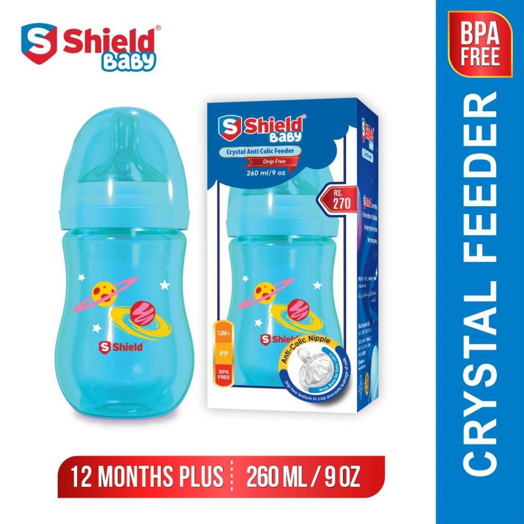 SHIELD BABY FEEDER CRYSTAL 260ML