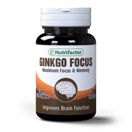 NUTRIFACTOR GINKGO FOCUS TABLETS