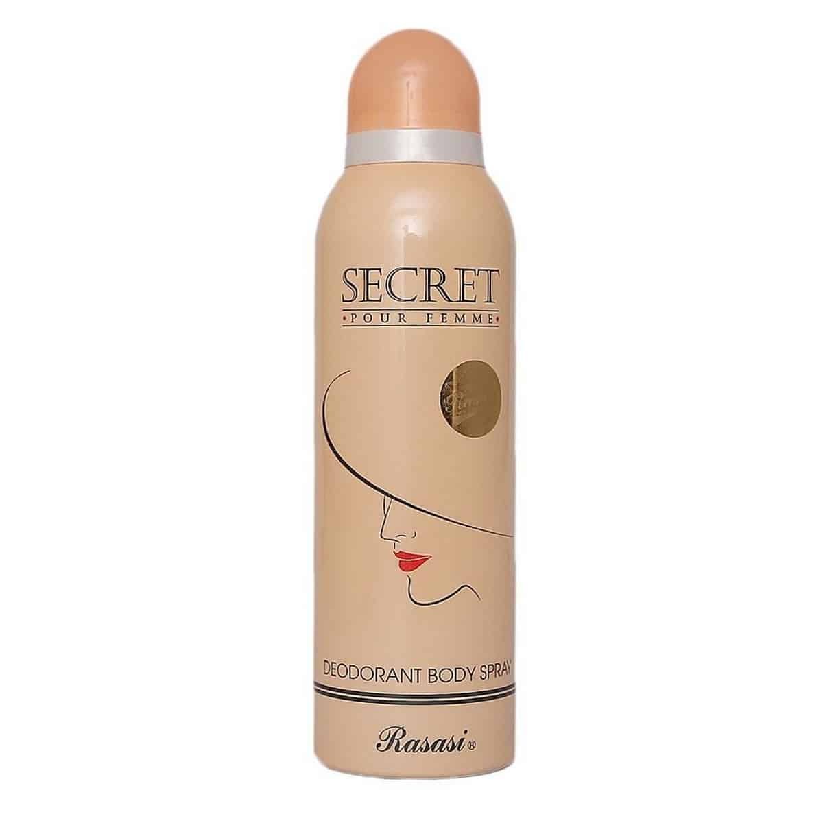RASASI BODY SPRAY SECRET Rasasi Body Spray Secret - Image 1