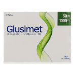 Glusimet 501000 Tablets 28S