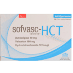 Sofvasc Hct 10/160/25mg Tablet