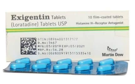 Exigentin Tablets 10Mg