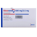Glucovance 500Mg2.5Mg Tablets