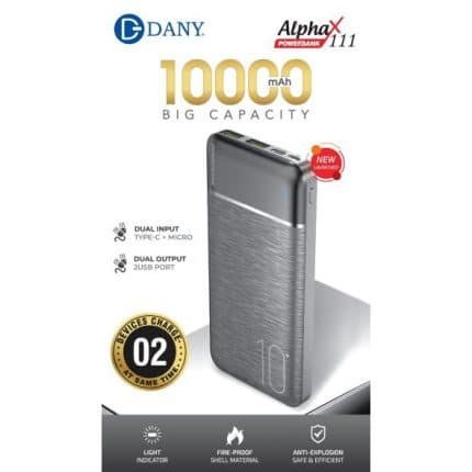 DANY ALPHAX POWERBANK 10000MAH