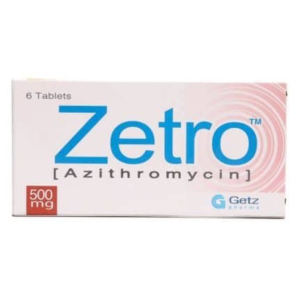 Zetro 500Mg Tablets 6S