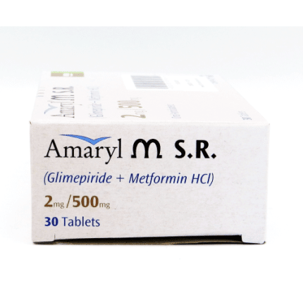 Amaryl-M Sr 2Mg/500Mg Tab