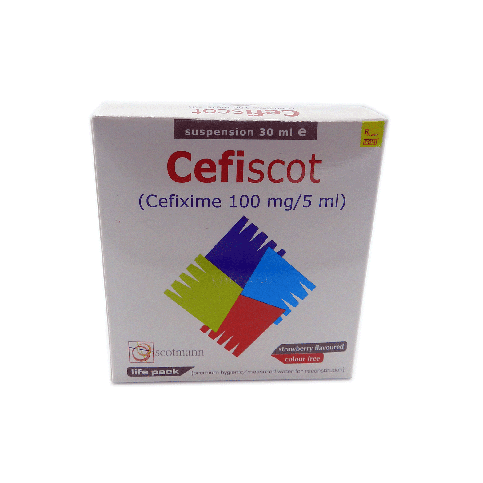 24942CEFISCOT-SUSP-30ml.png Cefiscot 100Mg 5Ml 30Ml 1S - Image 1