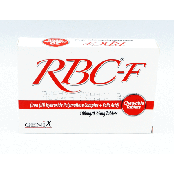 33288RBC F TAB 100MG 0.35MG 20S