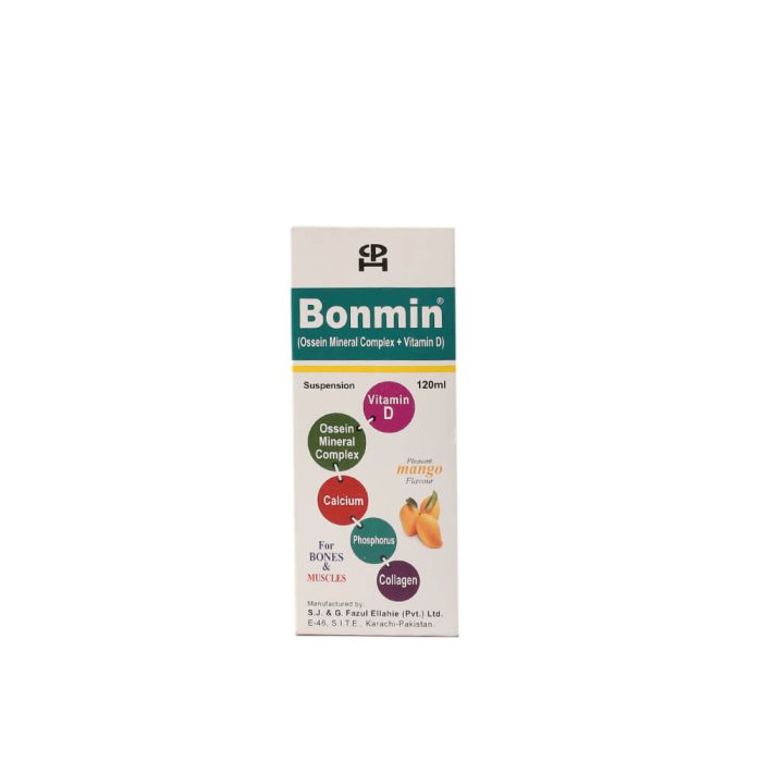 Buy Online Bonmin Syrup 60ml In Pakistan - ₨ 225 - Uses - Side Effects ...