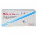 Metcon Plus 500Mg Tablets