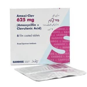 Amoxiclav 625Mg Film Coated Tablets