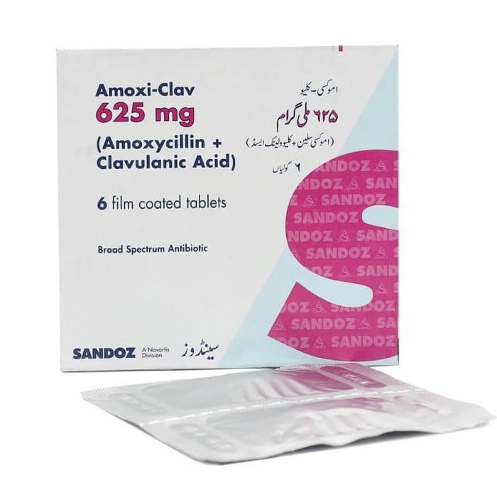 Amoxiclav 625Mg Film Coated Tablets