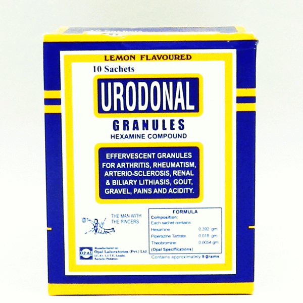 16520URODONAL GRANULES LEMON SACHETS 10S
