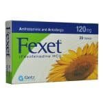 Fexet 120Mg Tablets 20S