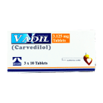Vadil Tablets 3.125 Mg