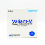 Valiant-M 50/1000mg Tablet