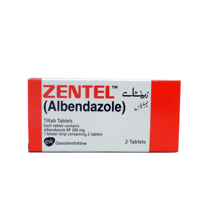 Zentel 200mg Tablet