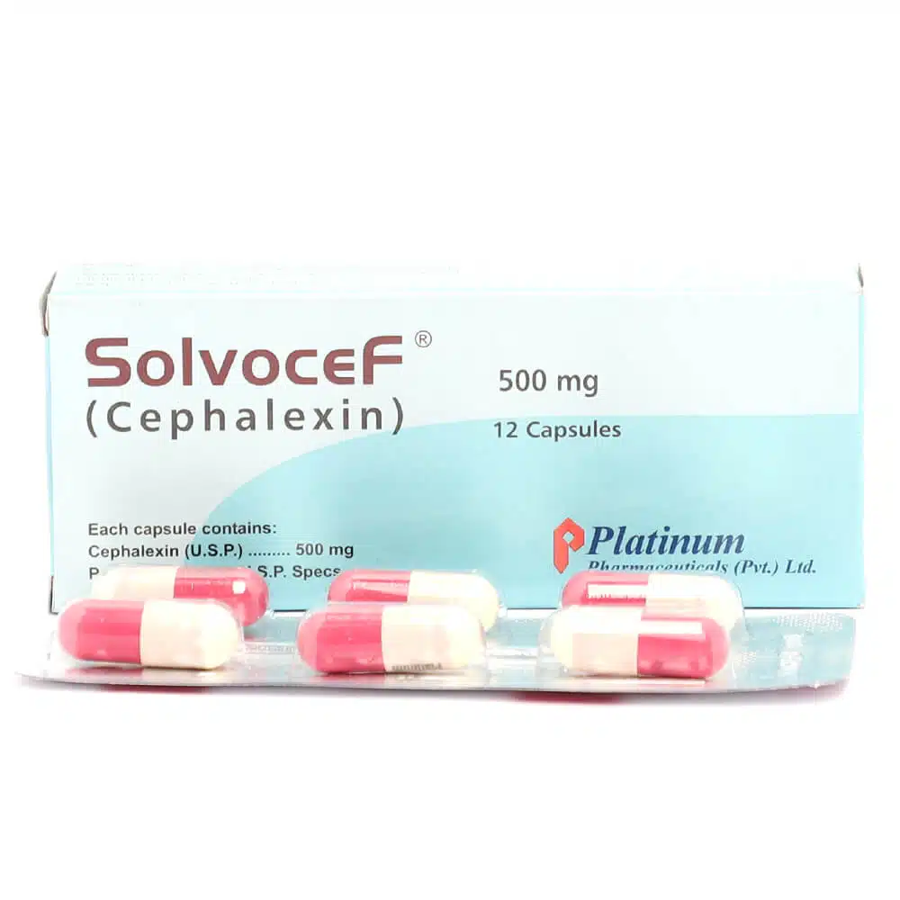 Solvocef 500mg Capsule - Image 1