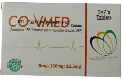 Co-Vmed 5/160/12.5mg Tablet