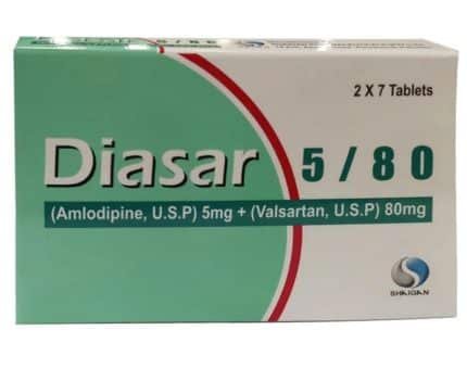 Diasar 5/80Mg Tablets