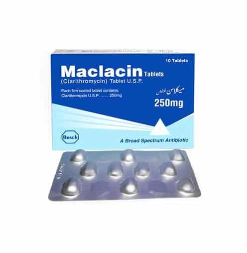 Maclacin-Tab-250-MG-10s.jpg Maclacin 250 Mg Tablets - Image 1