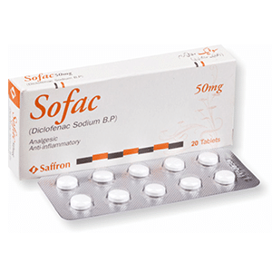 Sofac-Diclofenac-Sodium-B.P-50-mg-.png Sofac Tablets 50Mg - Image 1