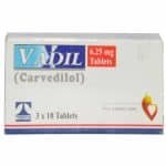 Vadil Tablets 6.25Mg