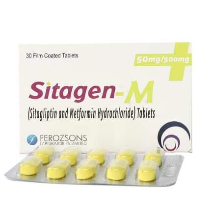 Sitagen-M 50/500mg Tablet