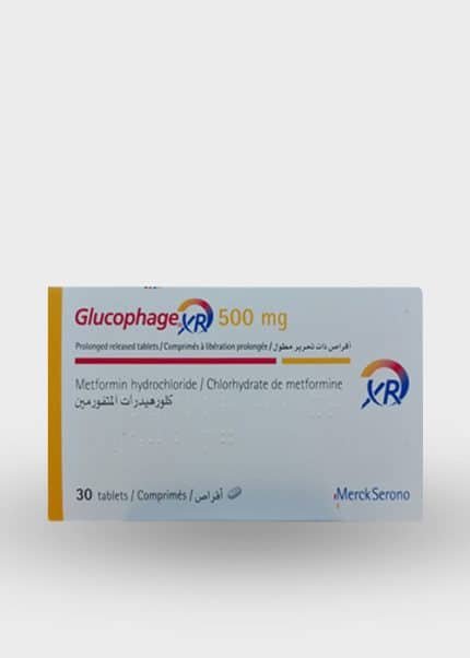 GLUCOPHAGE XR 500MG TABLET