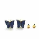 Eligant butterfly studs  - black