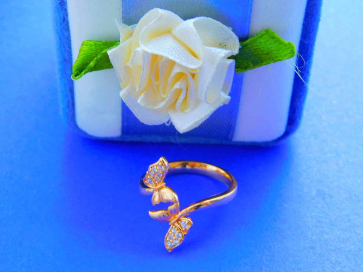 Eligant Butterfly Ring - Gold - Image 5