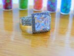 Vintage Bride Luxery Gemstone Ring - Silver - Image 3