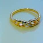 Beautiful Small Infinity Symbol  Ring - Golden