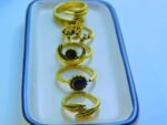 Trending rings set of 5 - Golden - Image 2