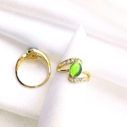 Classic fasion Ring - green(chrysolite)