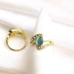 Classic fashion Ring -aquamarine