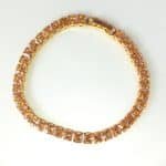 Rrhinestone Sparkling bracelet - Champagne - Image 4