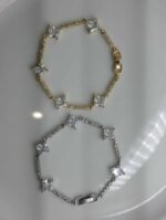 Carat rhinestone Bracelet - Silver - Image 2