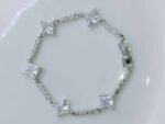 Carat rhinestone Bracelet - Silver - Image 3