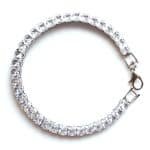 Sterling Silver Sparkling bracelet - CRYSTAL - Image 4