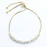 Goldplated roundcrystal  Bracelet - Image 2