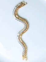 Rrhinestone Sparkling bracelet - crystal - Image 4