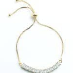 Goldplated cubiccrystal  Bracelet