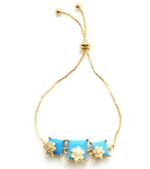 Zirconia cubic stone bracelet - Ferozi - Image 2