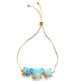 Zirconia cubic stone bracelet - Ferozi